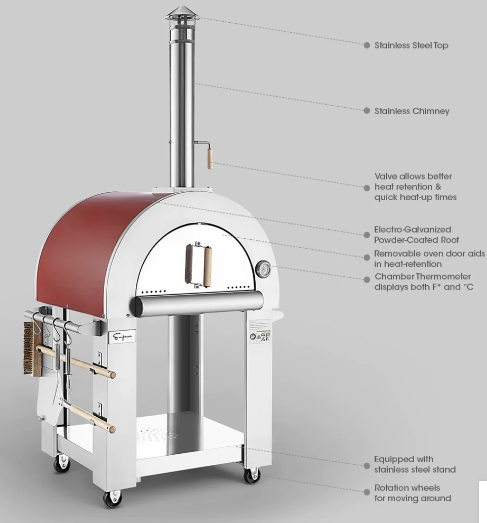 PG06 Outdoor Wood Fired Pizza Oven