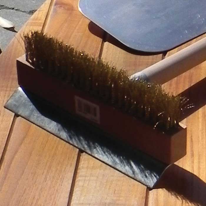 Pizza Oven Brush w/Scraper