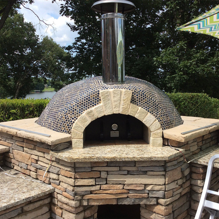 Premio Outdoor Wood or Gas Fired Pizza Oven Kit